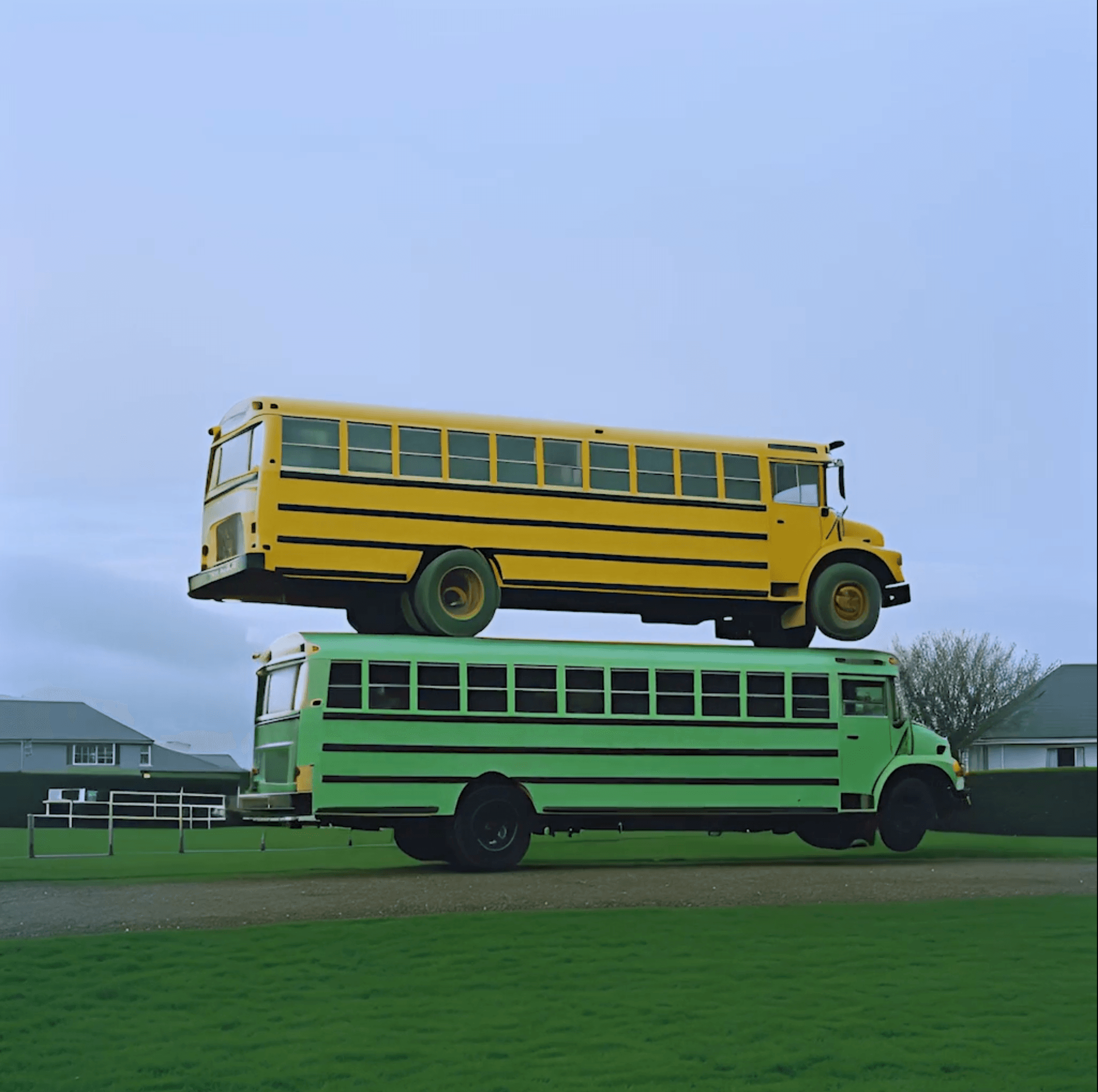 A Yellow Bus Is